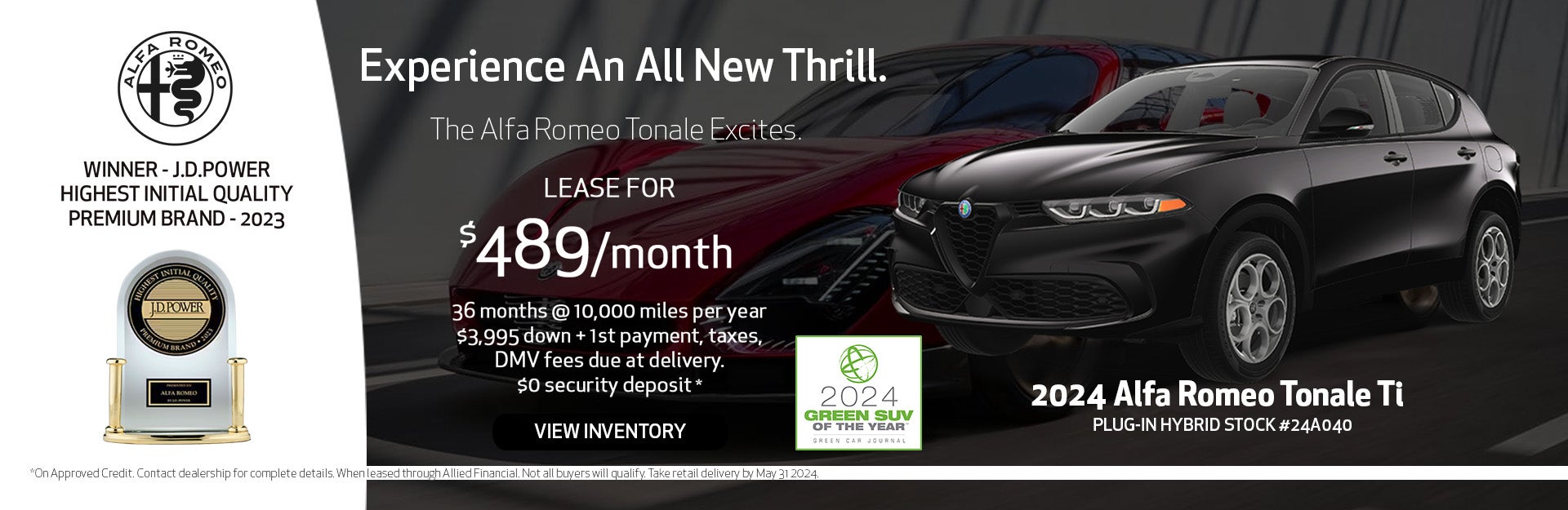 Tonale Lease Special
